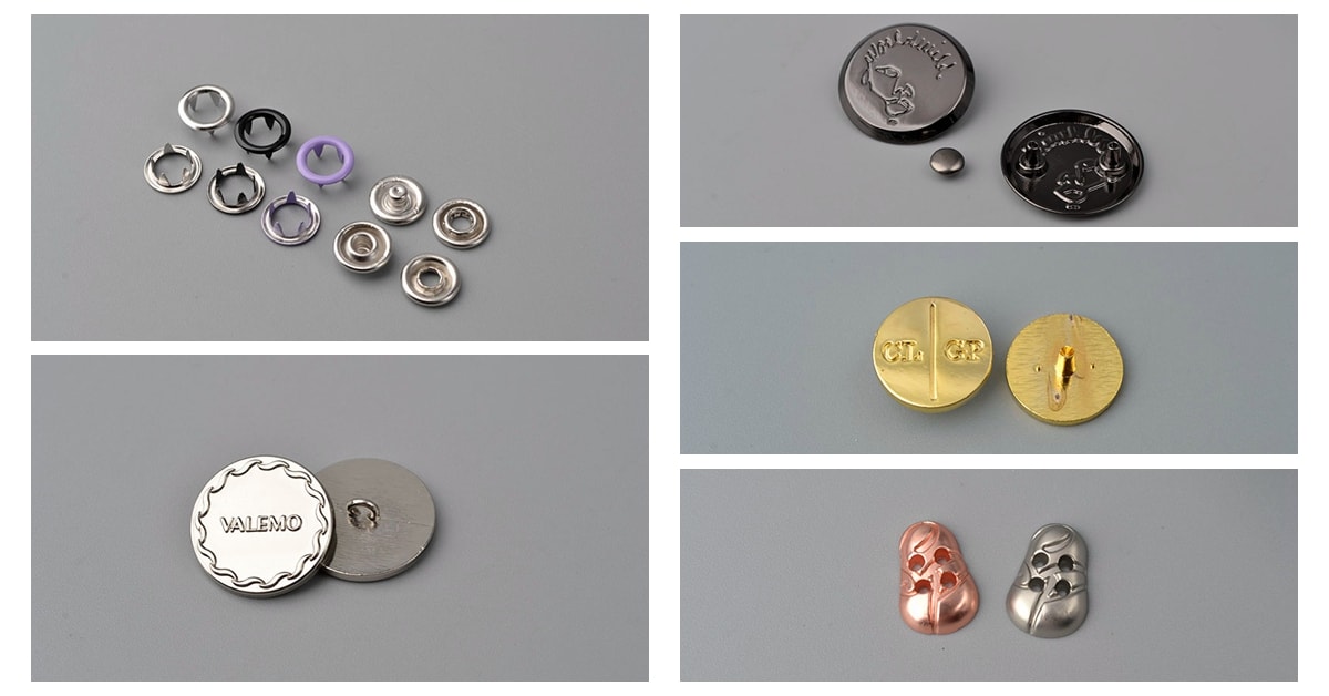 Manufacturer Custom Brass Alloy Metal Jeans Button Tack Buttons