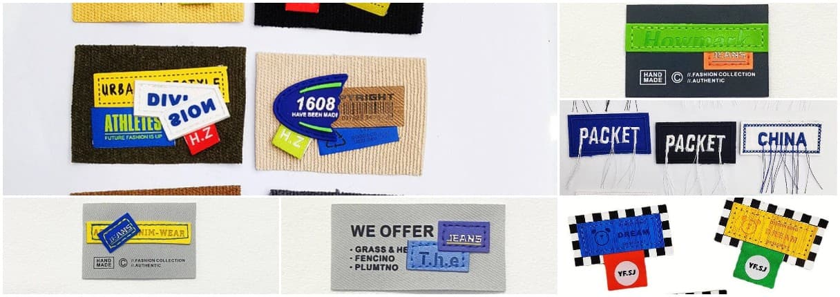 Decorative Labels and Tags for Clothing