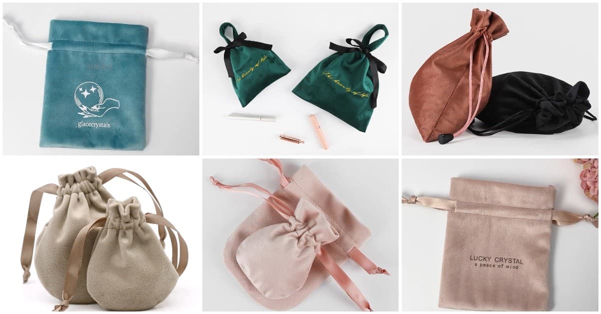 Luxe Velvet Drawstring Pouches